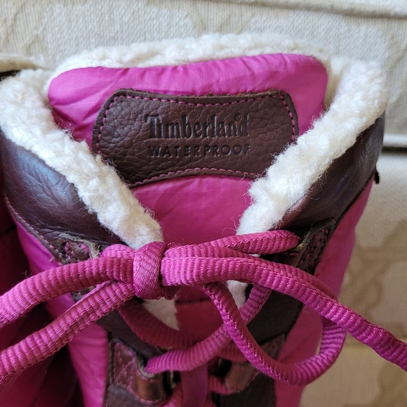 TIMBERLAND CASTLE MOUNTAIN LACE-UP TALL QUILTED WINTER BOOTS SMARTWOOL SZ 7 M - Picture 8 of 16